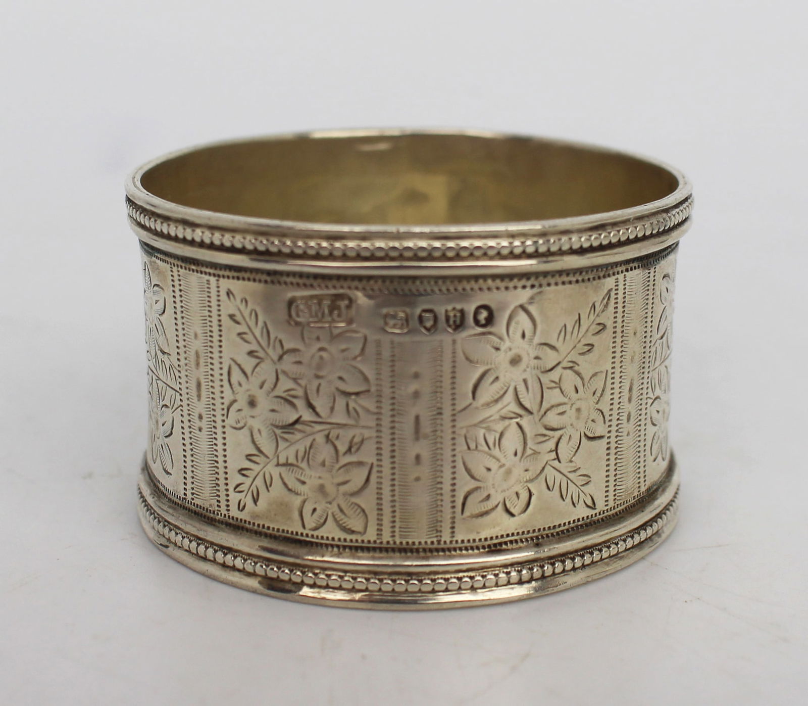 Victorian Silver Napkin Ring London 1883 (1 of 3)