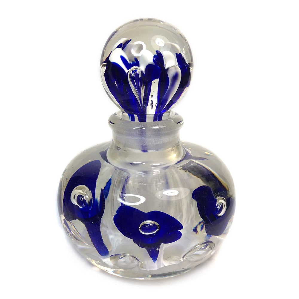 Art Glass Perfume Bottle With Stopper (1 of 5)