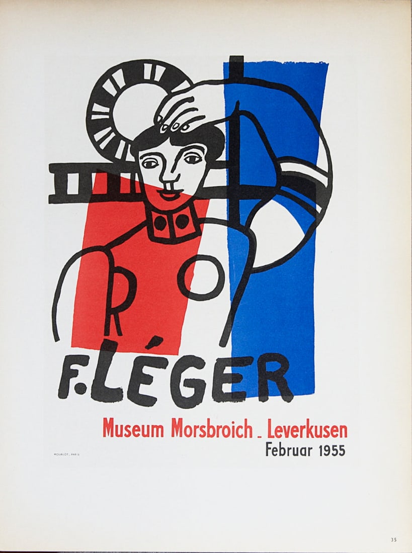 Fernand Leger - Museum Morsbroich - 1959 Lithograph 12.5" x 9.25" (1 of 1)