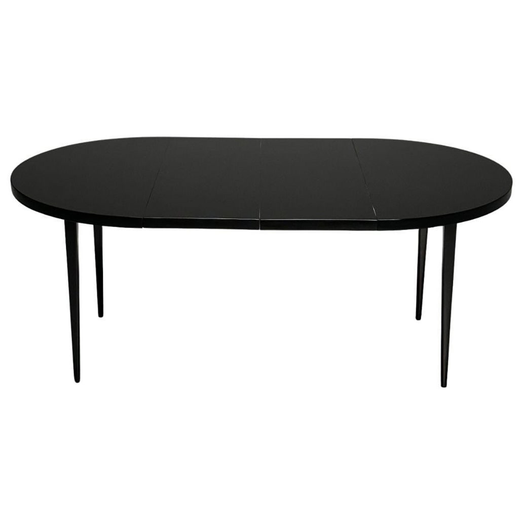 Paul McCobb, Mid-Century Modern Planner Group Dining Table, Black Lacquer, 1950s: About the Item Paul McCobb, Mid-Century Modern Planner Group Dining Table, Black Lacquer, 1950s A beautifully restored and lacquered Paul McCobb (1917-1969) for Winchendon 'Planner Group' Dining Table