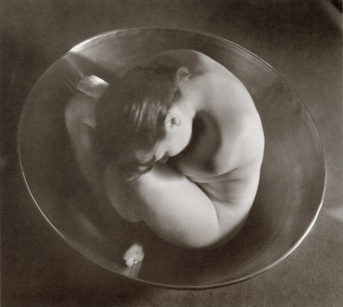 RUTH BERNHARD - In the Circle, 1934: Artist: Ruth Bernhard Title: In the Circle, 1934 Medium: Photoengraving, 1986, USA Dimensions: 8.2x7.35" Description: Heat Wax Mounted on 8.5x11" Conservation Board Artist Bio: Ruth Bernhard was a Ger