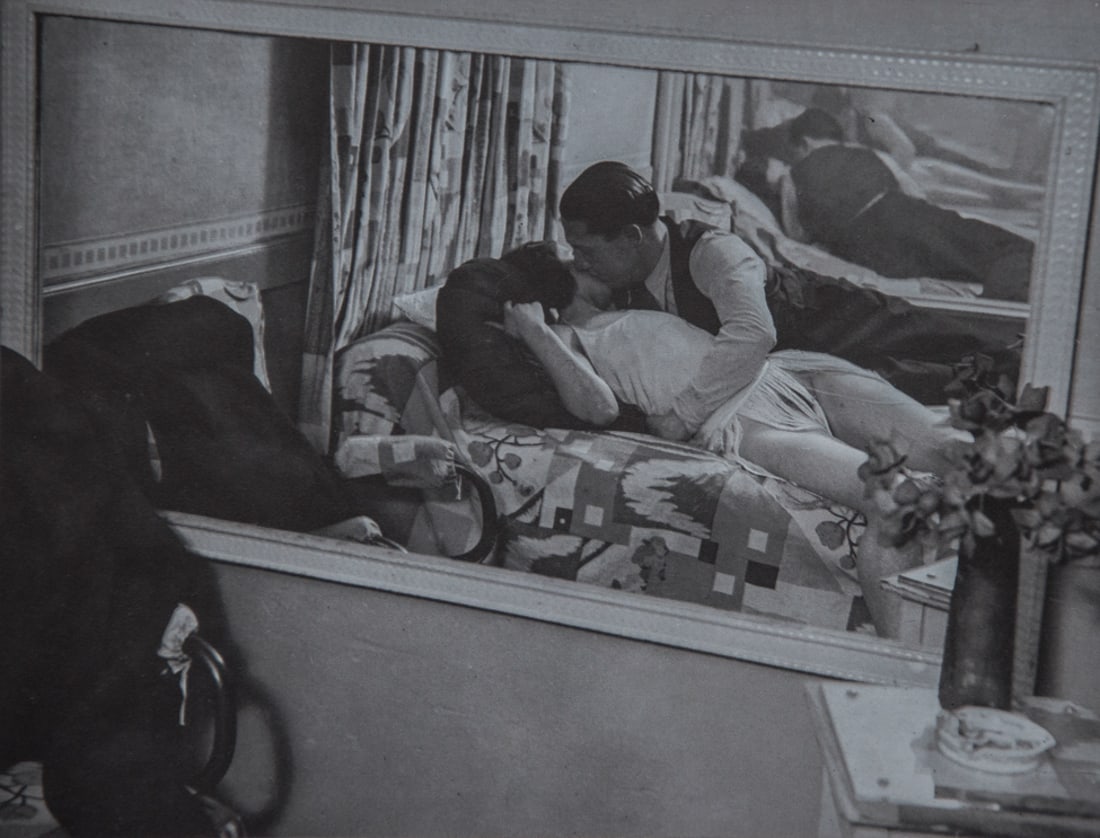 BRASSAI - Chez Suzy: Artist: Brassai Title: Chez Suzy Medium: Sheet Fed Gravure, 1976, USA Dimensions: 7.5x5.75" Description: Heat Wax Mounted on 11x14" Conservation Board Artist Bio: Brassai was a Hungarian-French photog