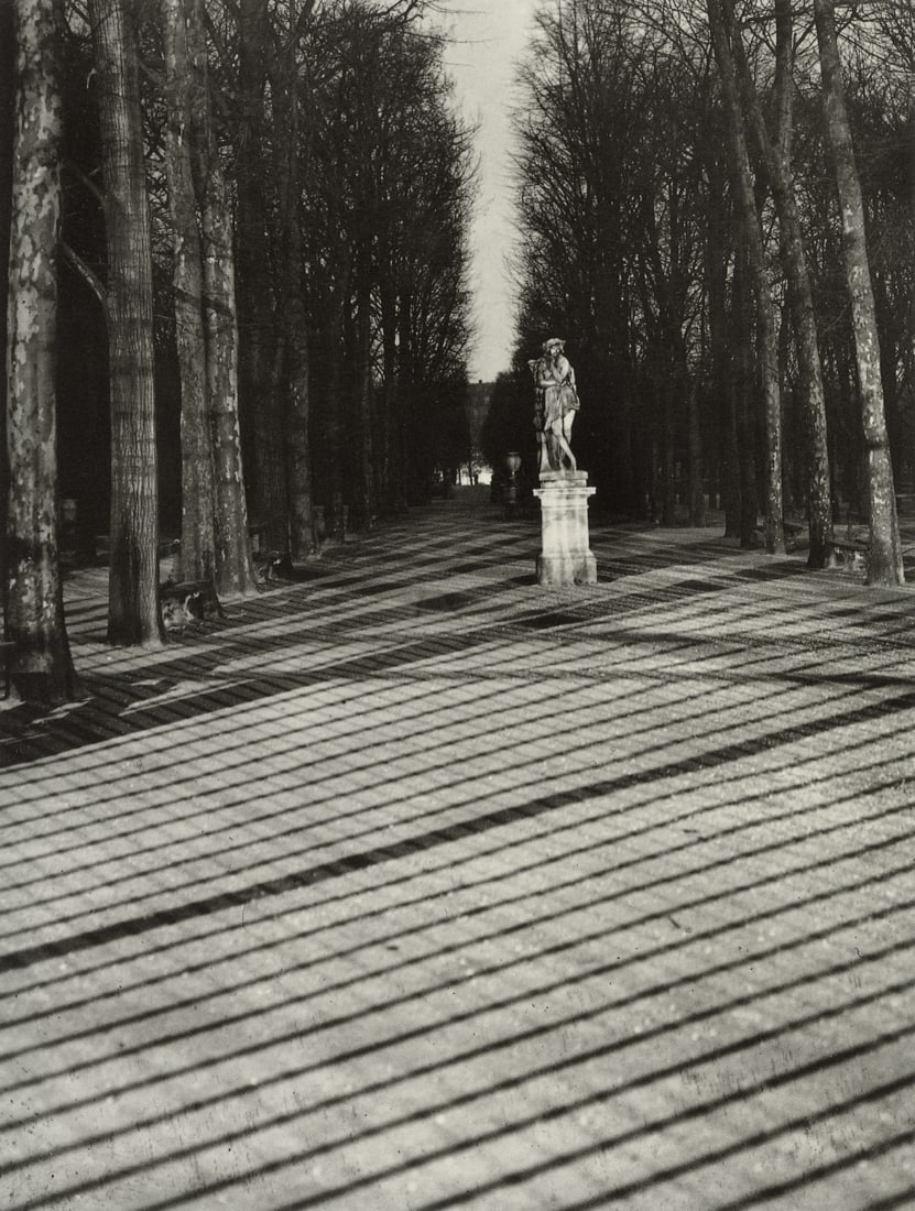 BRASSAI - Les Ombres Des Grilles, Paris, 1930-32: Artist: Brassai Title: Les Ombres Des Grilles Du Jardin Du Luxembourg, Paris, 1930-32 Medium: Photo Litho, 1993, Spain Dimensions: 6.65x8.85" Description: Heat Wax Mounted on 8.5x11" Conservation Boar
