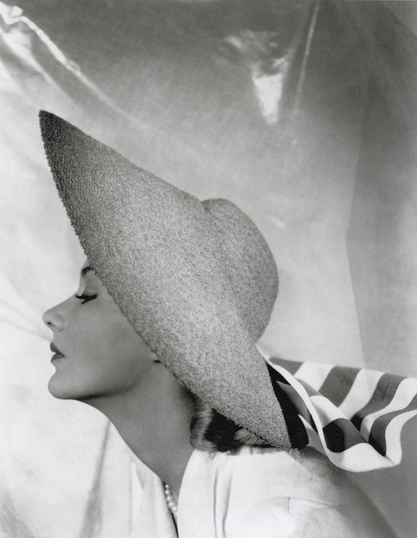 GEORGE PLATT-LYNES - Lisa Fonssagrives, 1940: Artist: George Platt-Lynes Title: Lisa Fonssagrives for Marshall Field and Company, 1940 Medium: Photo Litho, 2000, Italy Dimensions: 9.05x11.7" Description: Heat Wax Mounted on 12x16" Conservation Bo