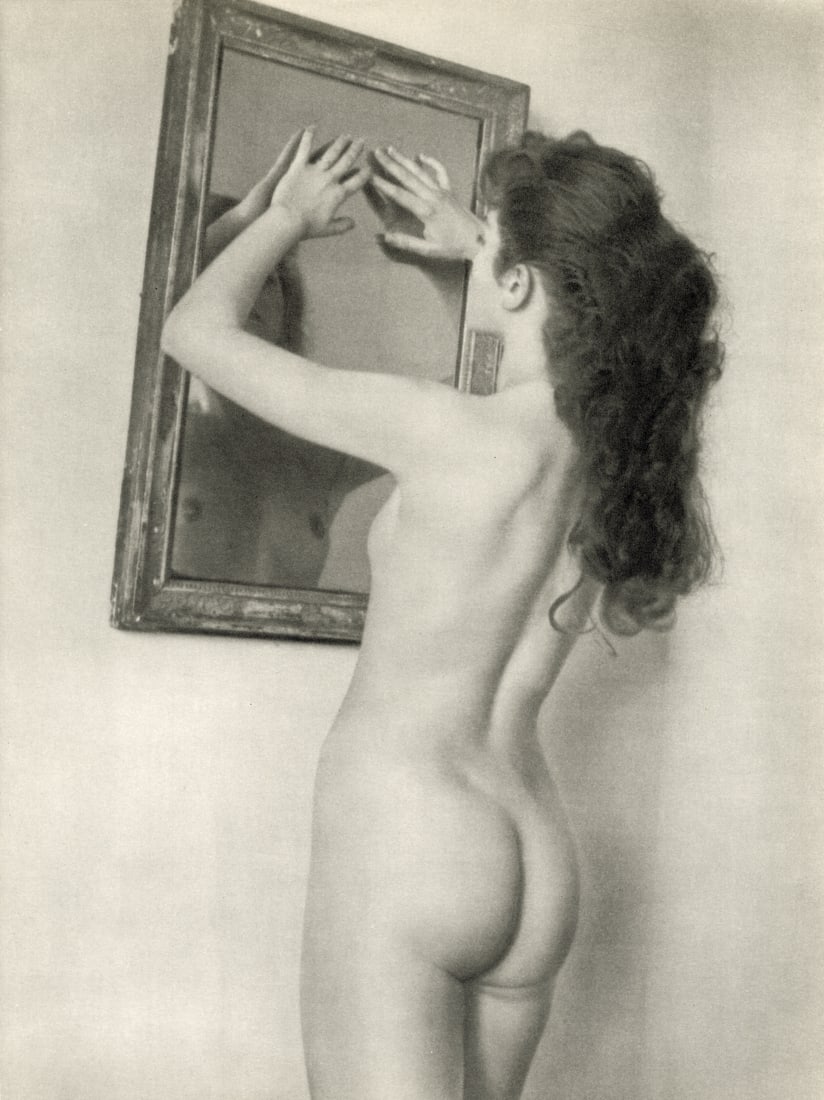 EMILE SAVITRY - Female Figure With Mirror (1 of 1)