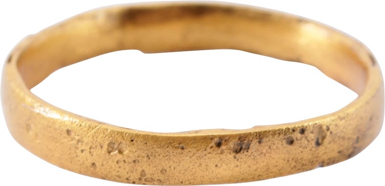 RARE VARIATION VIKING WEDDING RING, SIZE 9 ¼ (1 of 5)