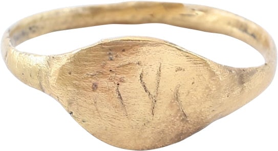 FINE ROMAN RING C.4th-6th CENTURY AD SIZE 9 ½ (1 of 5)