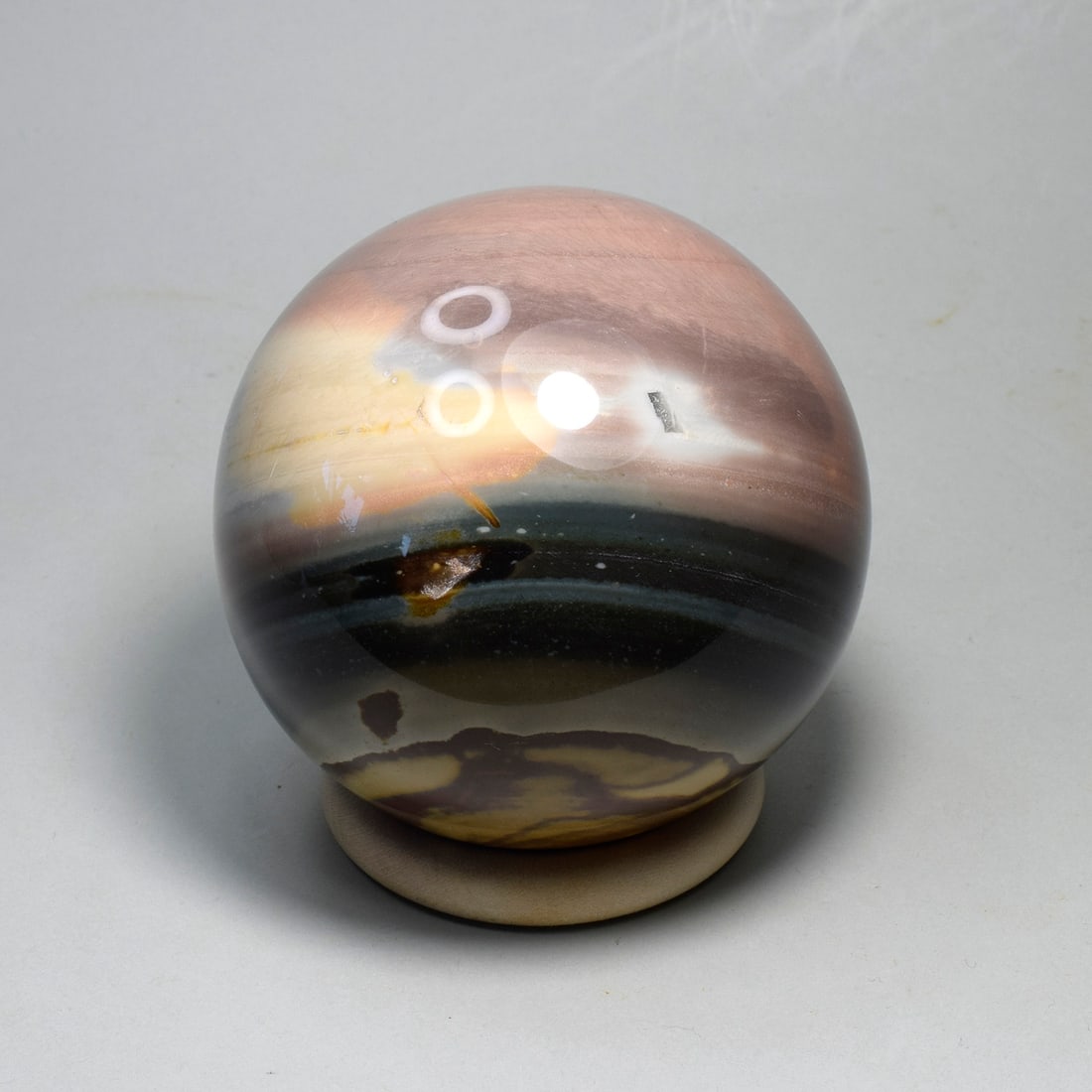 Gorgeous 8.0 cm Polished Polychrome Jasper sphere (1 of 4)