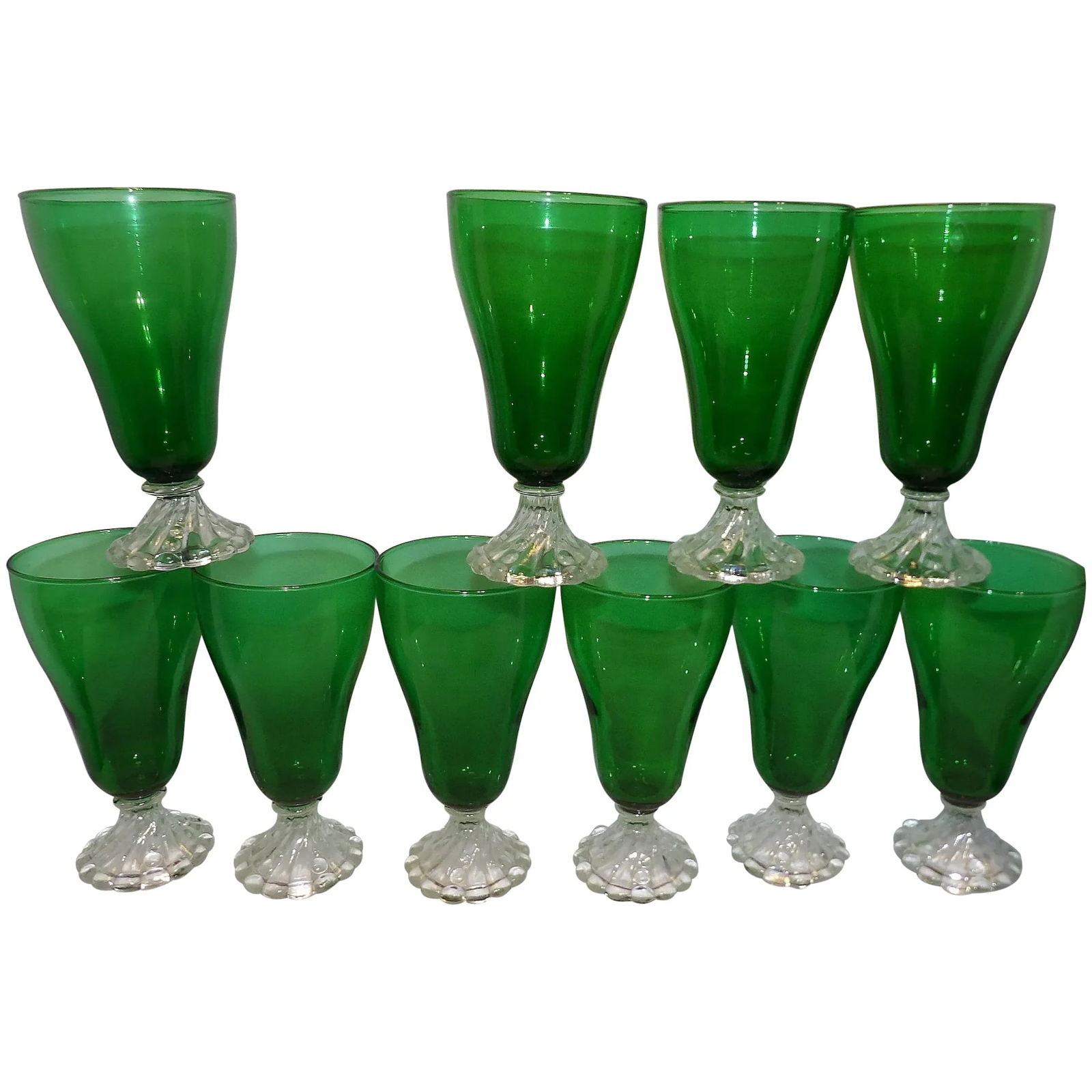 Anchor Hocking Burple-Inspiration Green Ice Tea Glasses (1 of 9)