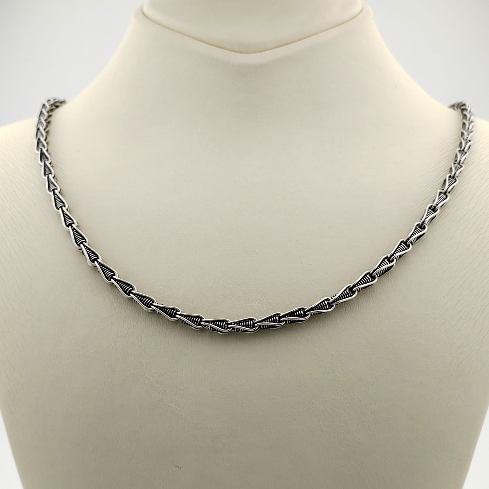 925 Silver Chain,Men's Necklace,Biker Chain Necklace (1 of 8)