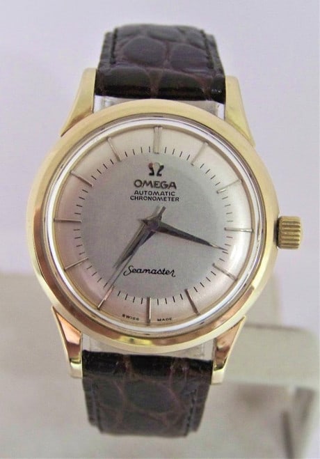 Vintage 14k OMEGA SEAMASTER CHRONOMETER Automatic Watch Ref 9082 Cal.505 RARE (1 of 12)