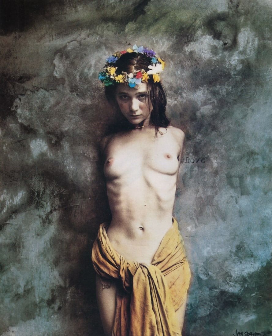JAN SAUDEK - Els, 1989: Artist: Jan Saudek Title: Els, 1989 Medium: Photo Litho, 1991, Prague Dimensions: 8x9.9" Description: Heat Wax Mounted on 11x14" Conservation Board Artist Bio: Jan Saudek (1935) is a Czech art photogr