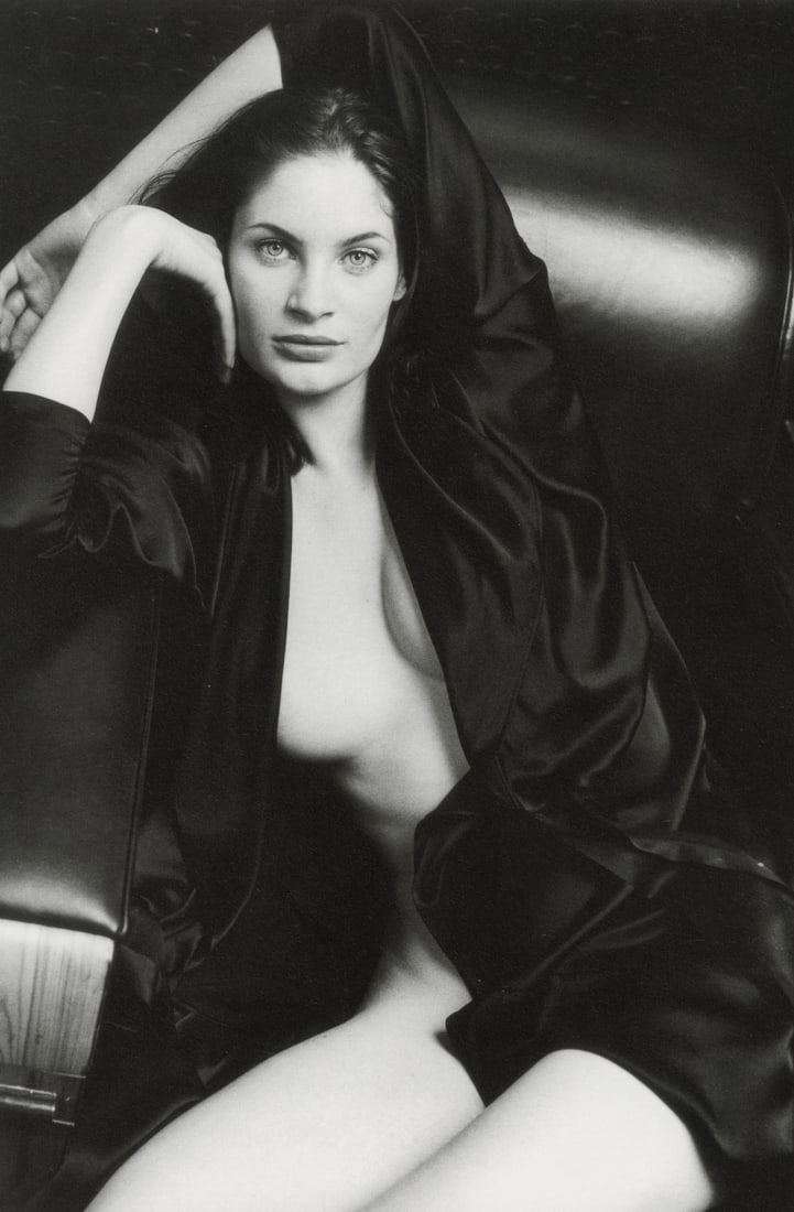 JONVELLE - Female Figue in Robe: Artist: Jonvelle Title: Female Figue in Robe Medium: Photogravure, 2011, France Dimensions: 7.65x11.7" Description: Heat Wax Mounted on 12x16" Conservation Board Artist Bio: Jean-Francois Jonvelle, (1