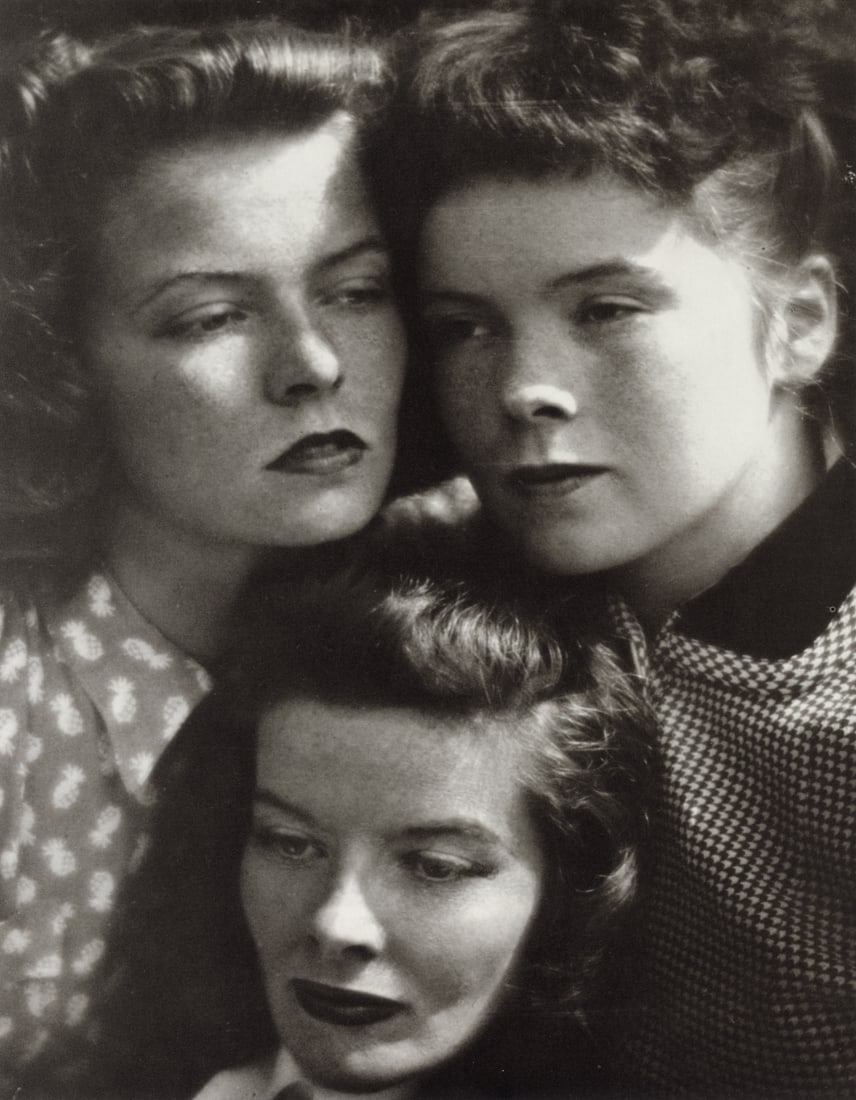 MARTIN MUNKACSI - Katherine, Marion, Margaret Hepburn: Artist: Martin Munkacsi Title: Katherine, Marion and Margaret Hepburn, 1939 Medium: Photo Litho, 1992, Hong Kong Dimensions: 7x9" Description: Heat Wax Mounted on 11x14" Conservation Board Artist Bio: