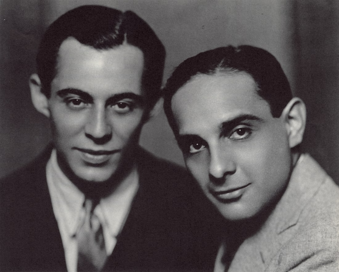 NICKOLAS MURAY - Rodgers & Hart: Artist: Nickolas Muray Title: Rodgers & Hart Medium: Photo Litho, 1967, USA Dimensions: 9.5x7.6" Description: Heat Wax Mounted on 11x14" Conservation Board Artist Bio: Nickolas Muray (1892 - 1965) was