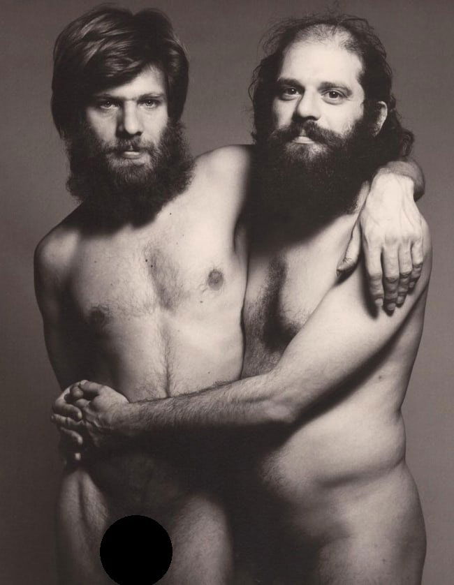 RICHARD AVEDON - Peter Orlovsky and Allen Ginsberg, Poets, NY, 1963 (1 of 2)
