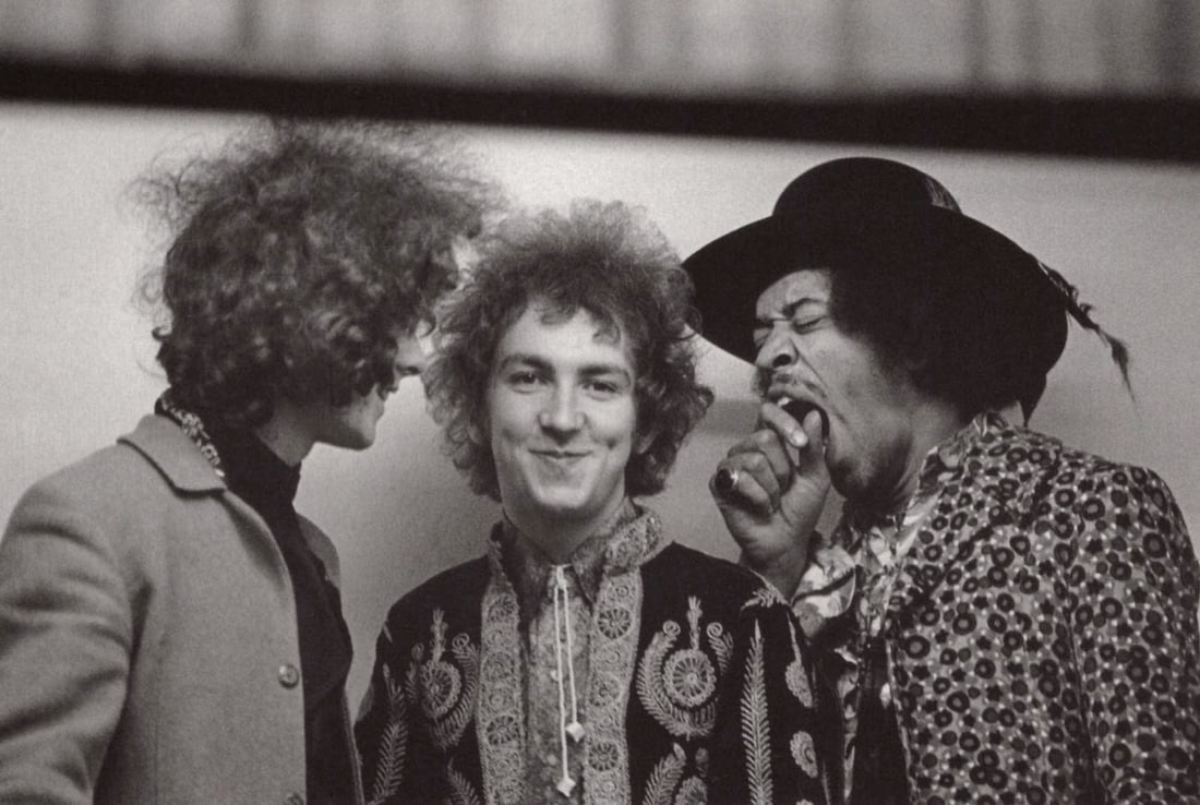 LINDA MCCARTNEY - Jimi Hendrix with Noel Redding and Mitch Mitchell, c 1967 (1 of 1)