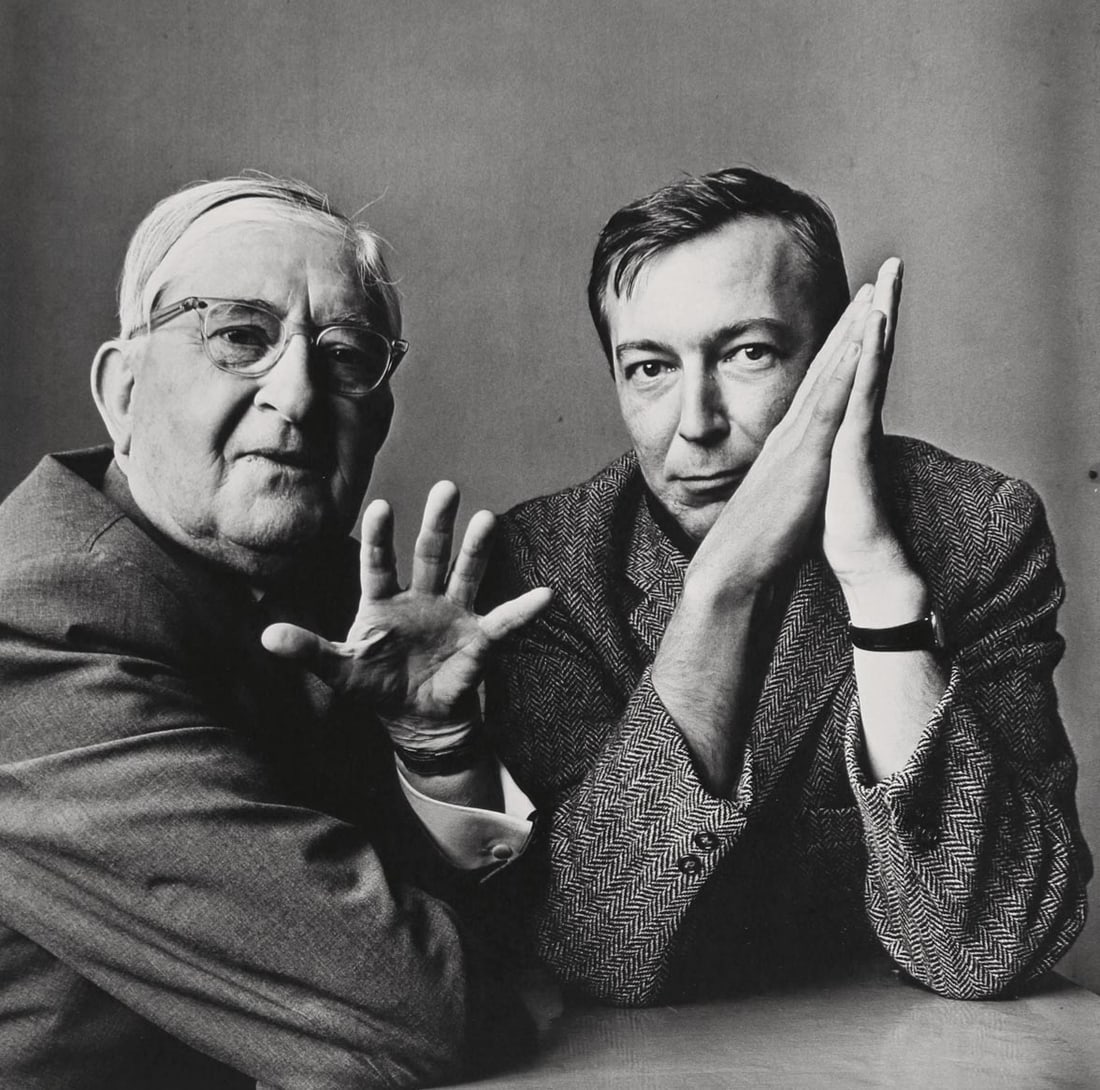 IRVING PENN - Josef Albers and Jasper Johns, NY, 1964 (1 of 1)