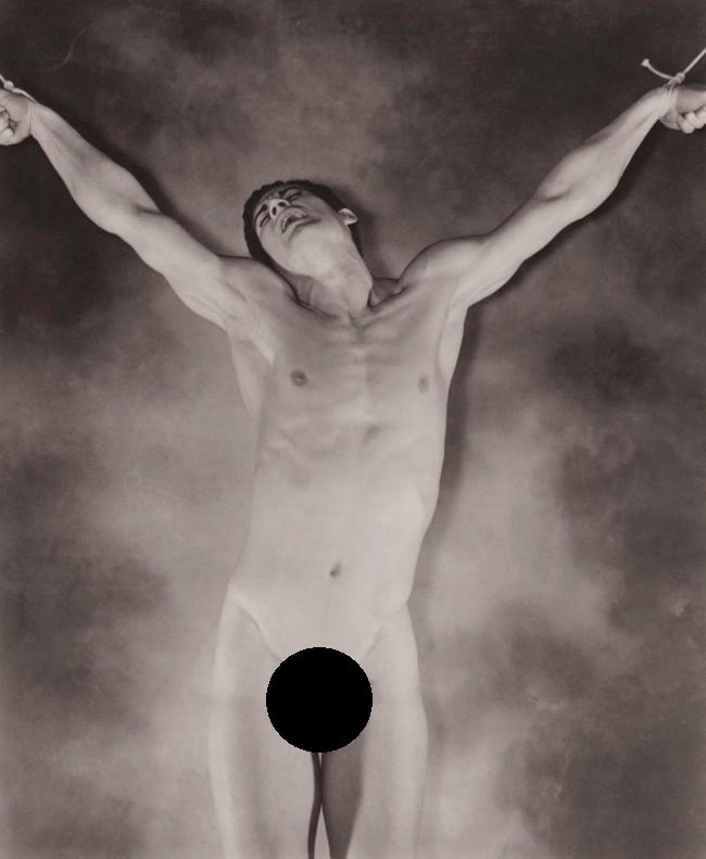 GEORGE PLATT LYNES - Hanging Male Figure, 1940 (1 of 2)