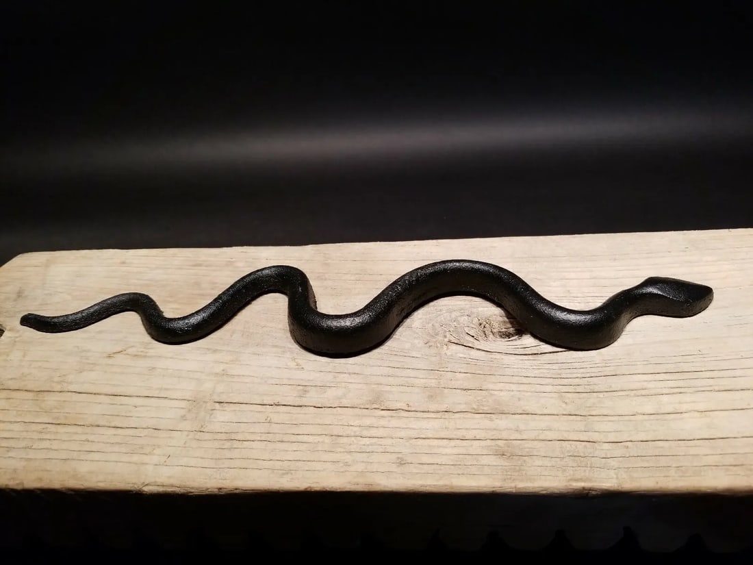 Cast Iron Snake Good Luck Charm (1 of 12)