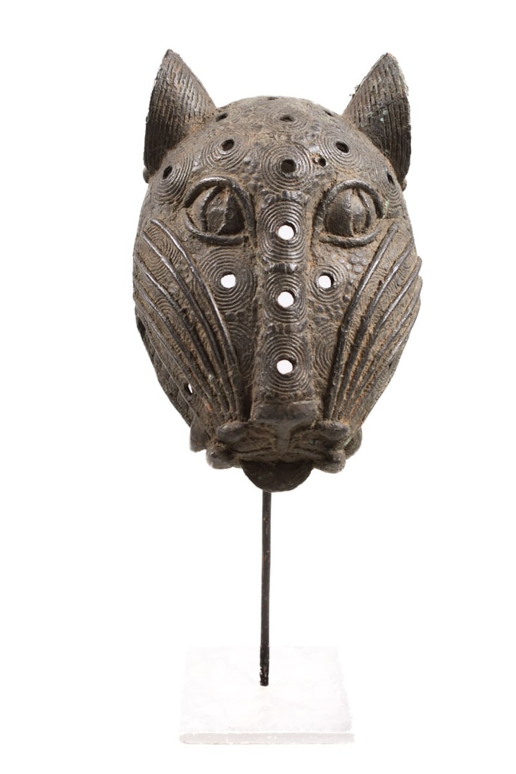 Leopard Head - Bronze - Benin (1 of 7)