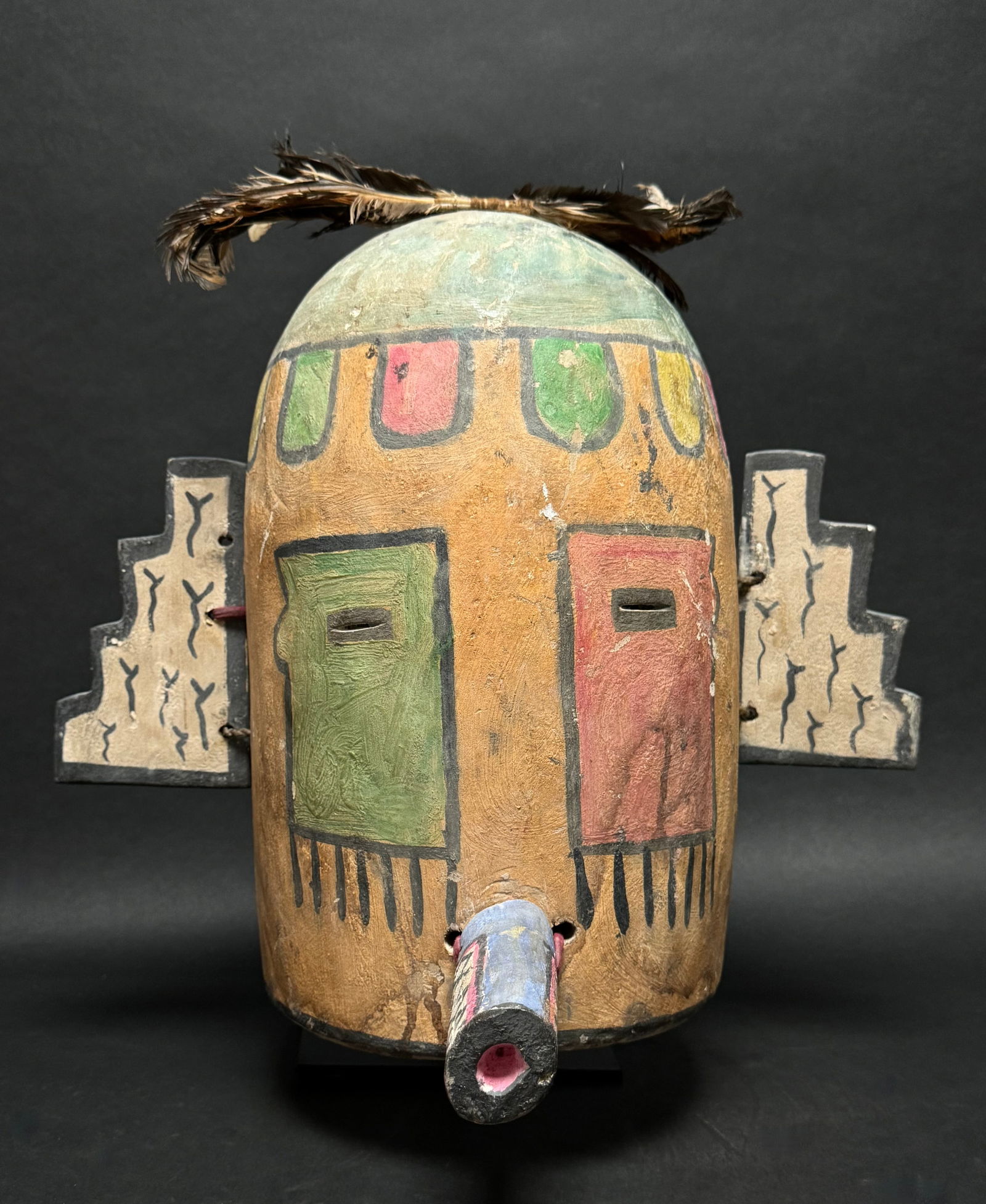 Kachina mask - wood - Hopi - Arizona, USA (1 of 18)