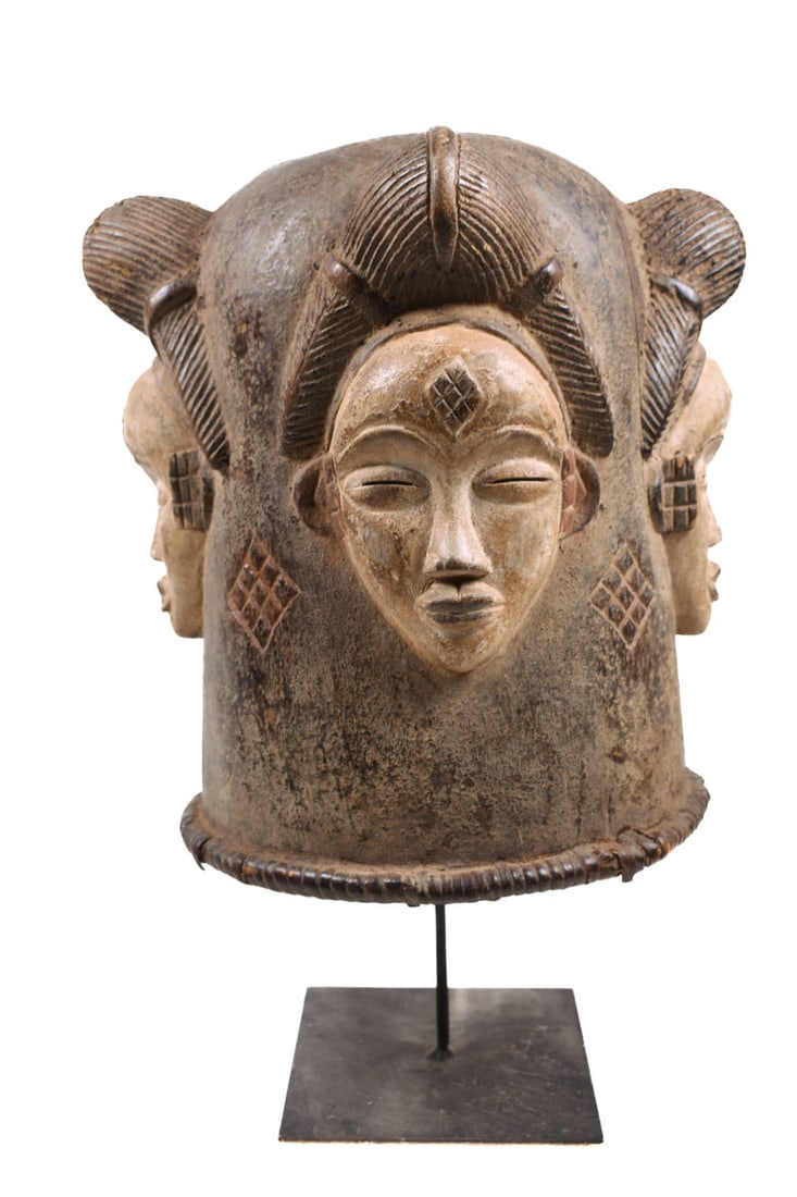 Helmet mask - Wood - Punu - Gabon (1 of 9)