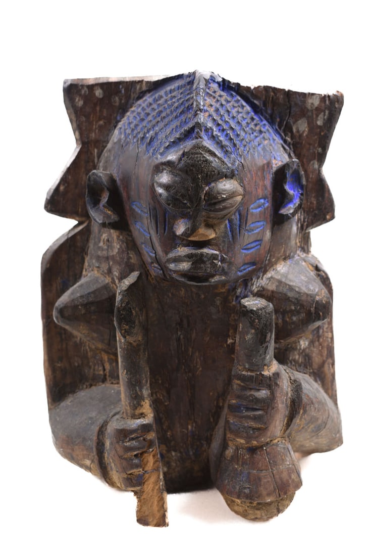 Altar figure - Wood - Yoruba - Nigeria (1 of 7)