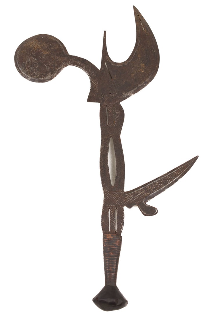Ngulu Sword - Metal, Wood - Ngombe - DR Congo (1 of 7)