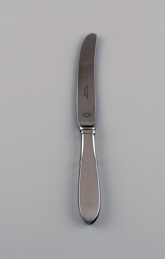 Gundorph Albertus for Georg Jensen. Mitra fruit knife in stainless steel. 1970s. 11 pcs in stock.: Title: Gundorph Albertus for Georg Jensen. Mitra fruit knife in stainless steel. 1970s. 11 pcs in stock. Description: Gundorph Albertus for Georg Jensen. Mitra fruit knife in stainless steel. 1970s. 1
