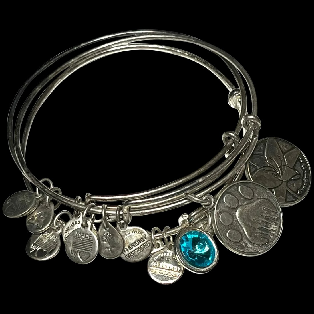 Alex and Ani Charm Bracelets 2012 and 2013: Title: Alex and Ani Charm Bracelets 2012 and 2013 Description: Alex and Ani Charm Bracelets 2012 and 2013 Good Condition Please refer to the photos and reach out with any questions. Date/Period:2012/2