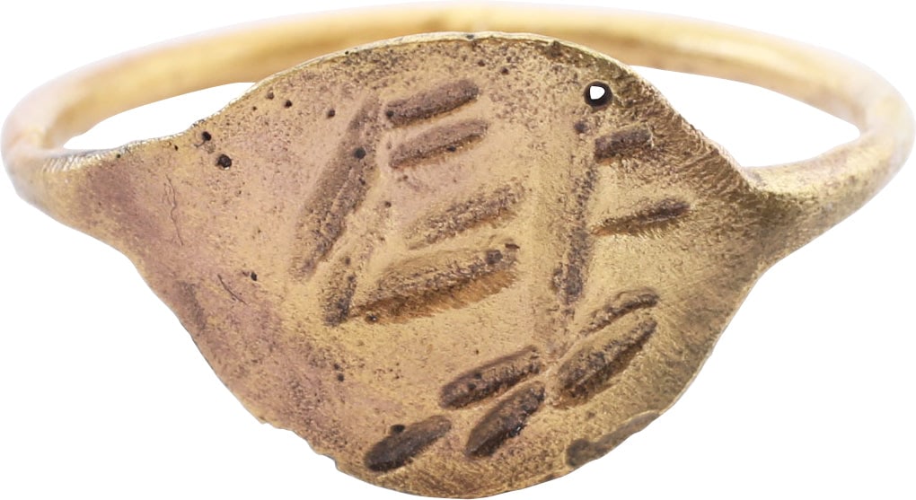 MEDIEVAL MYSTICAL RING 5-8TH CENT AD (1 of 5)