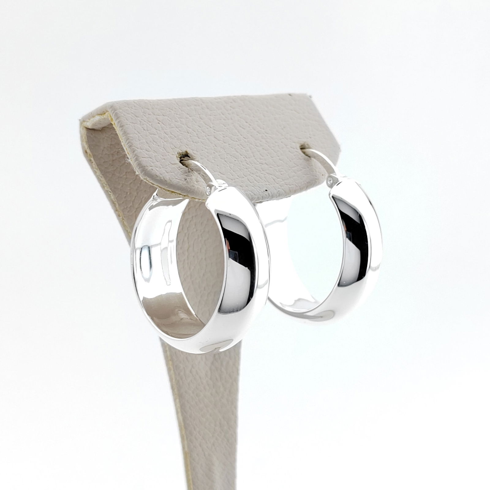 925 Silver Hoop Earrings (1 of 8)