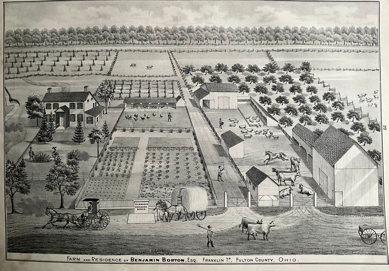 1875 Ohio’s Franklin County Farmland. By Hardesty (1 of 1)