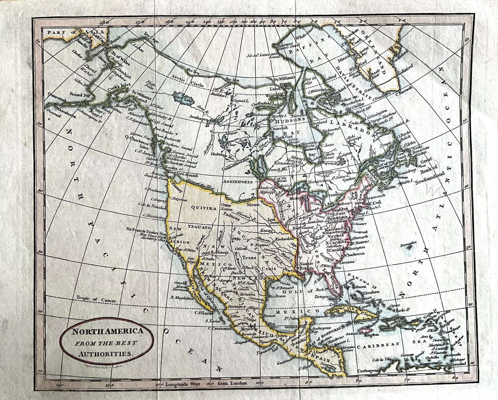 North America. 1812 by B. Baker (1 of 2)