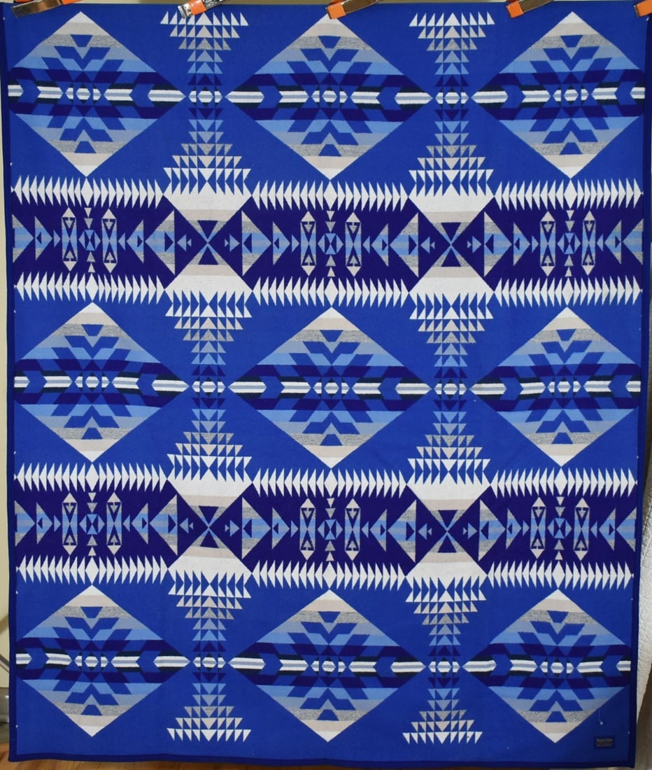 Pendleton Beaver State Wool Blanket, Nice Blues (1 of 18)