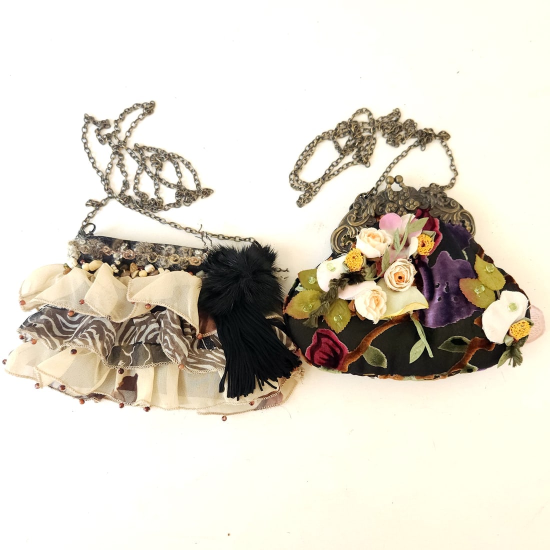 Small Mary Frances Shoulder Cross Body Hand Bag Purses set of 2 (1 of 17)