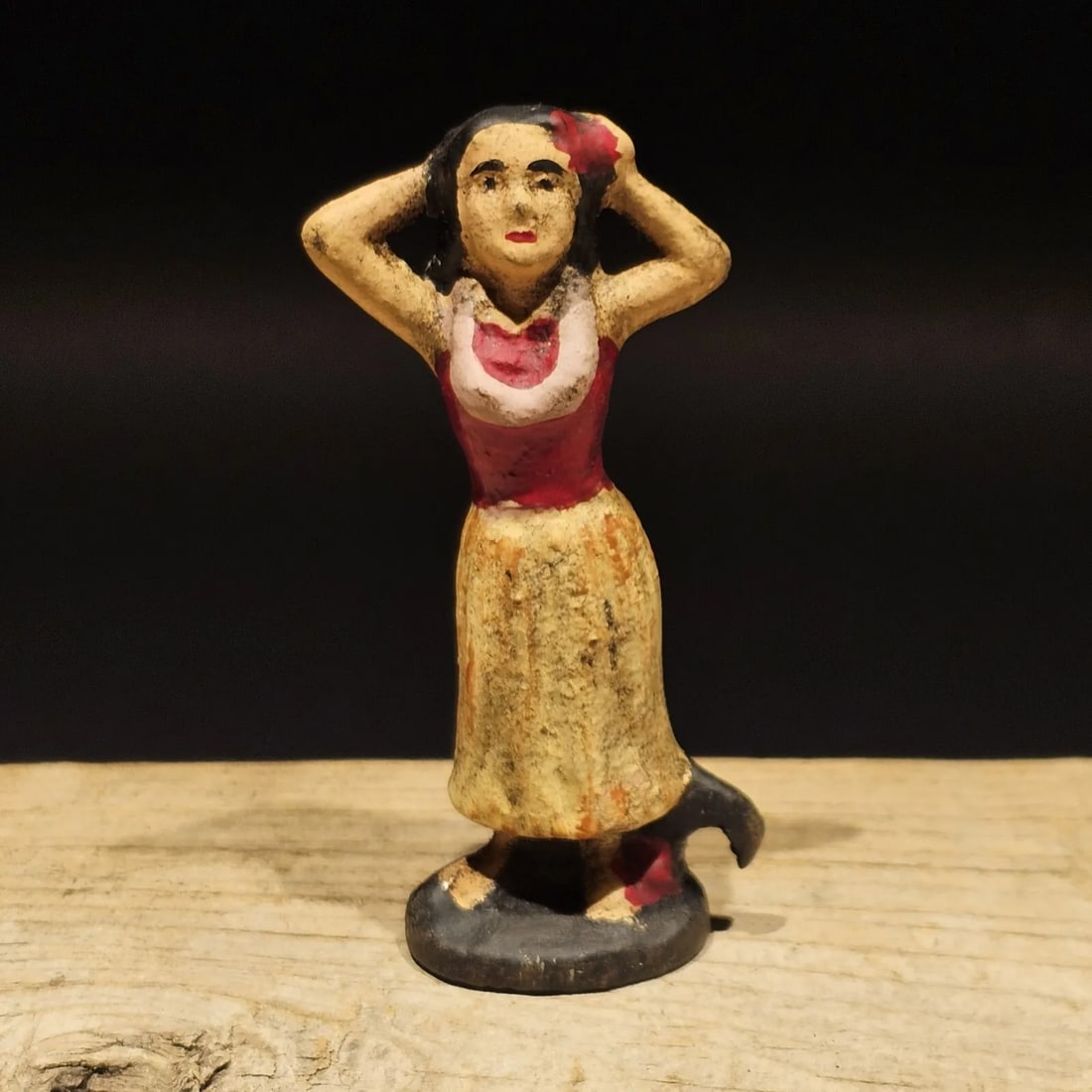 Cast Iron Hula Dancer Bottle Opener: 4 1/2" Tall Great reproduction cast iron bottle opener. This piece was made to look just like an antique, but is new. Reserve: $18.00 Shipping: Domestic: Flat-rate of $8.00 to anywhere within the cont