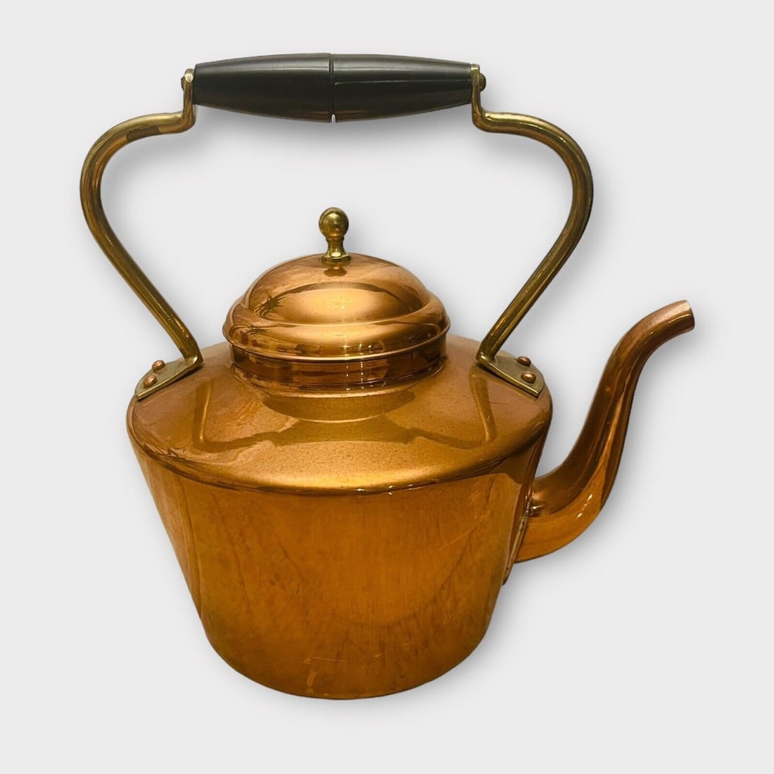Vintage Copper Portugal Tea Kettle with Original Instructions (1 of 10)