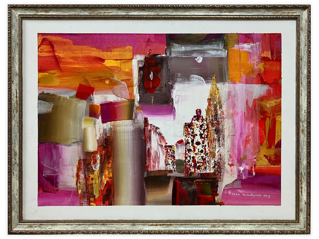 Nedoshytko Oleh, "Colored silence", oil painting: Artist: Nedoshytko Oleh Title: "Colored silence", oil painting 5% of the purchase amount will be transferred to the fund for humanitarian aid to Ukrainians. Thank you for your support. Dimensions: 80 