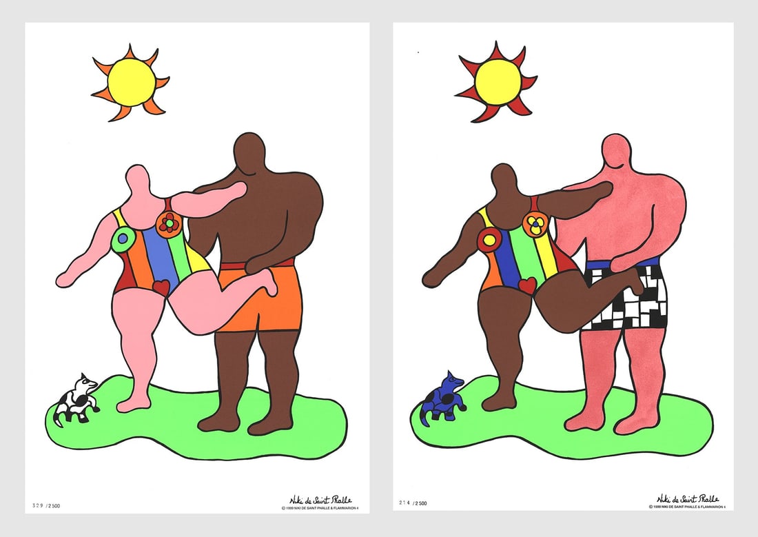 Bundle- 2 Assorted Niki de Saint Phalle Fabulous Serigraphs (1 of 2)