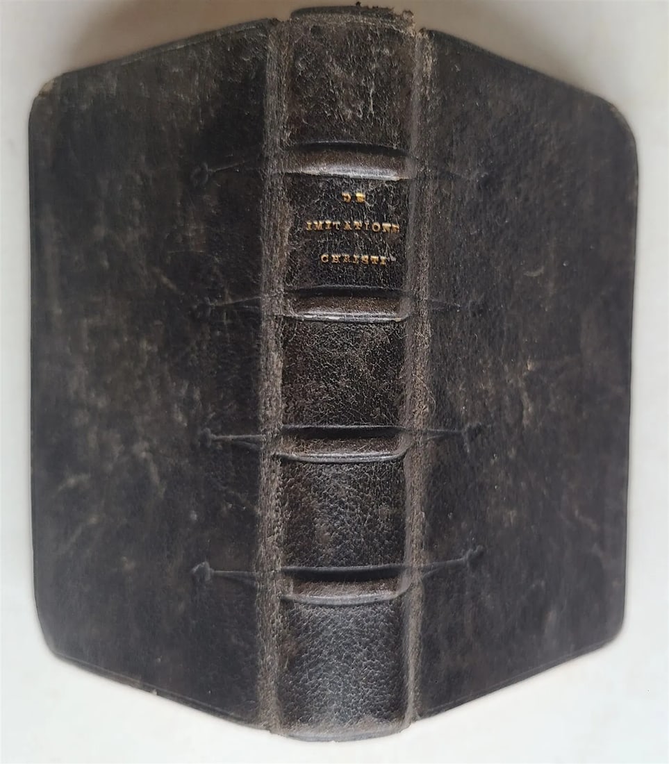 1864 DE IMITATIONE CHRISTI in ITALIAN antique: DE IMITATIONE CHRISTI Paris; 1864 Size 2 3/4 by 4 1/4" 375 pp. Original leather . Gilt edges. Very good condition, minor wear Text in Italian Reserve: $20.00 Shipping: Domestic: Flat-rate of $2