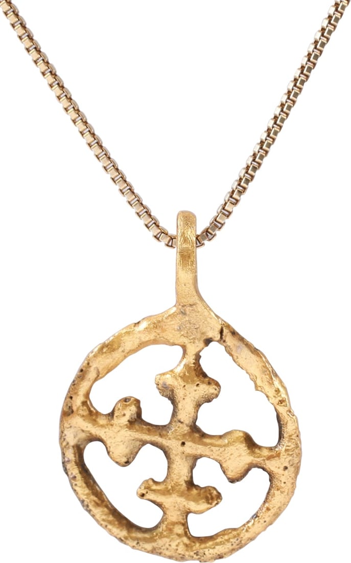 CRUSADER'S CROSS PENDANT NECKLACE, 11TH-13TH CENTURY (1 of 4)