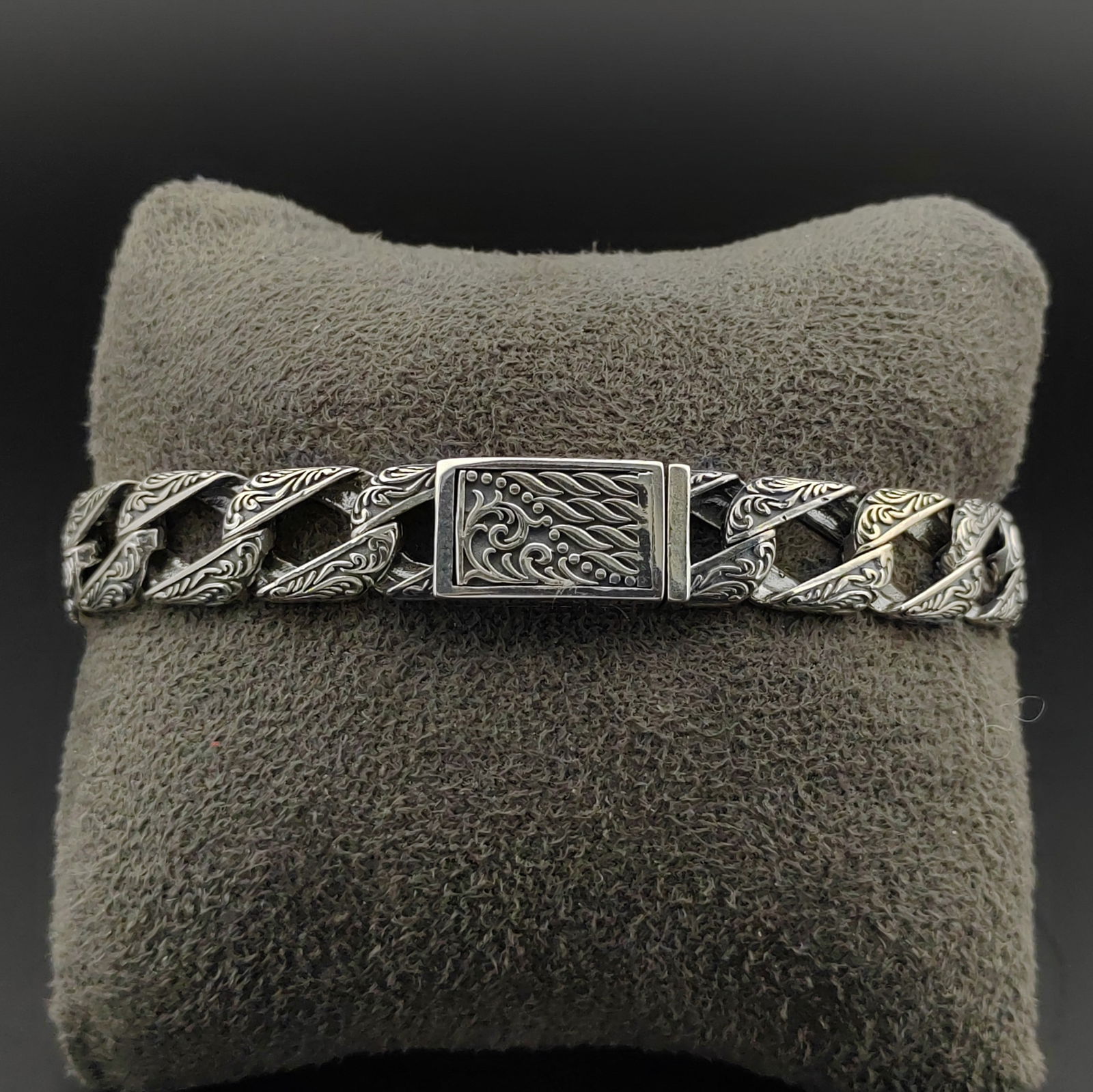 925 Sterling Silver Men's Bracelet (1 of 8)