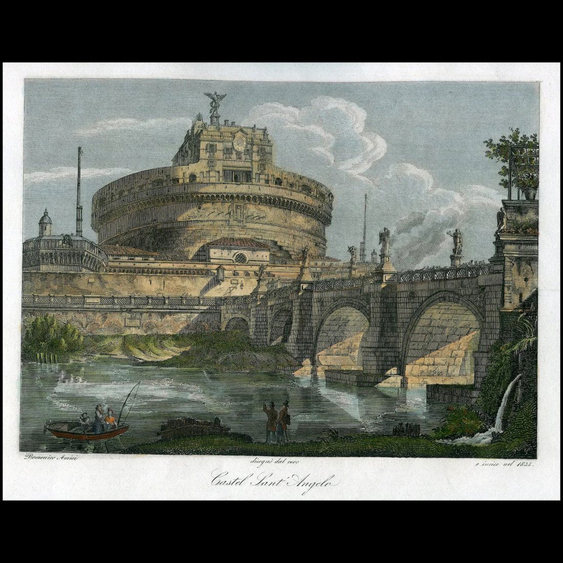 Castel Sant'Angelo, Rome (Italy). Domenico Amici, 1847 (1 of 1)