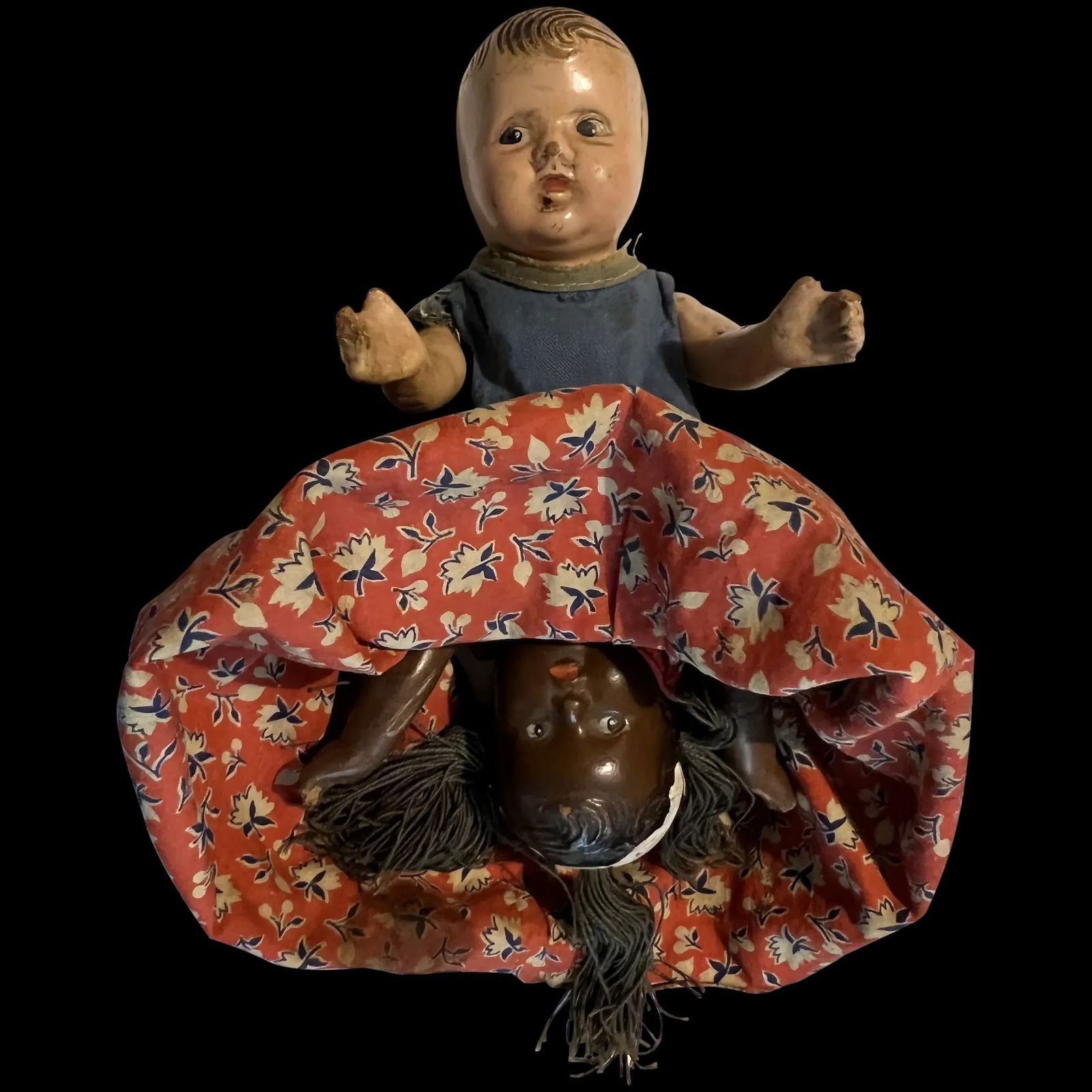 Vintage Madame Alexander composition Topsy Turvy DOLL (1 of 1)