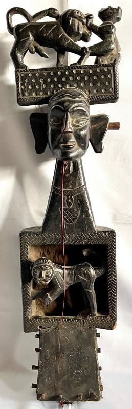 Antique Nepali Sarangi Musical Instrument from Renowned Collection (1 of 6)