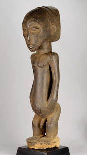 Large Singiti HEMBA ancestor figure Congo DRC African Tribal Art 1399: CONGO DRC HEMBA Large Ancestor Figure (Singiti) Representative of one of the Southern Niembo styles, the "Sayi" style The Hemba are a people living in the province of Katanga (Congo Rdc) between the