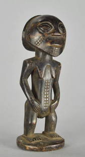 Cute TABWA ancestor figure statue Congo Drc African sculpture Tribal Art 1471: CONGO DRC Cute TABWA ancestor figure The Tabwa are a small people of Central Africa, they live mainly in eastern DRC, but also in Zambia and Tanzania. Characteristics : TYPE OF OBJECT: Statue,