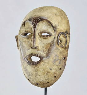 Nice LEGA Bwami Cult wood Mask Congo DRC African Tribal Art Africain mc 1850: CONGO DRC Superb LEGA Bwami mask Probably Muminia This type of mask was used as part of the cult of the Bwami, an association that organized the social structure and ensured the stability of the Lega